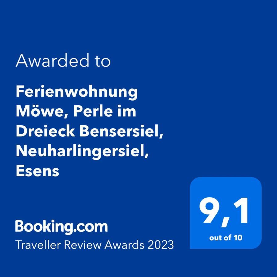Ferienwohnung Moewe, Perle Im Dreieck Bensersiel, Neuharlingersiel, Esens Extérieur photo